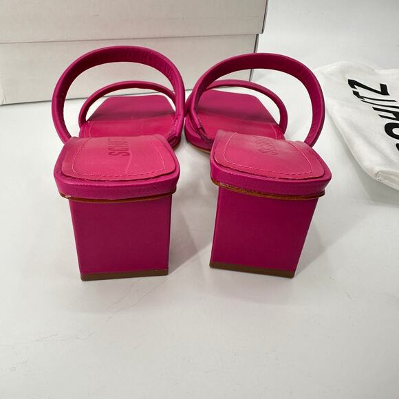 SCHUTZ New in Box Ully Double Strap Slide in Pink // 8.5 - Picture 7 of 12